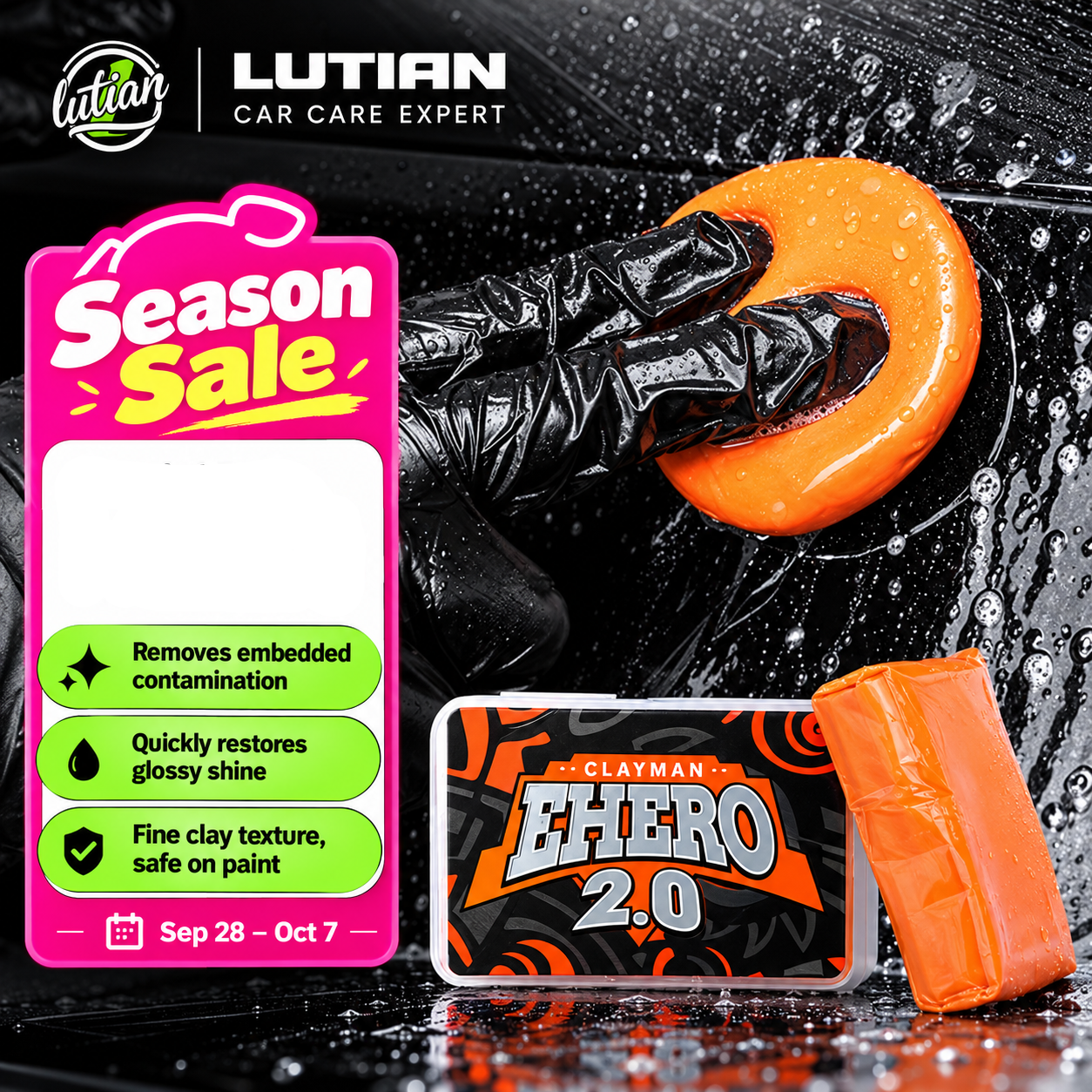 Car Detailing Clay Bar – Paint Cleaner