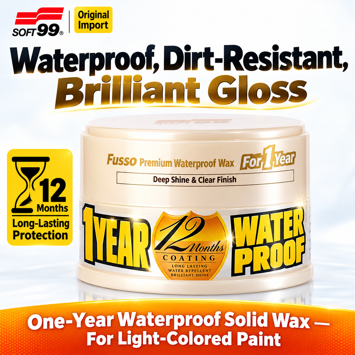 Authentic Premium Carnauba Car Wax – 200g