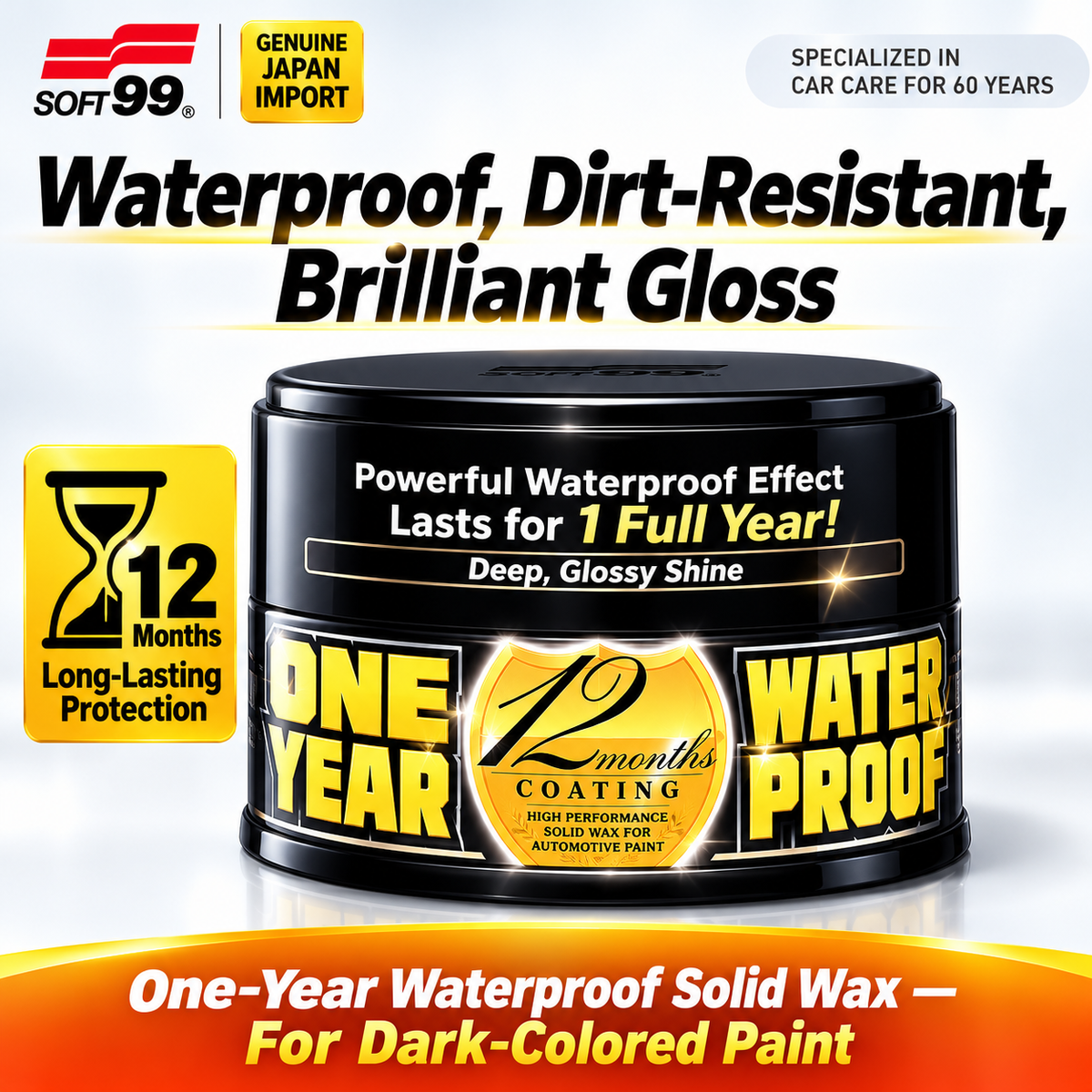 Authentic Premium Carnauba Car Wax – 200g