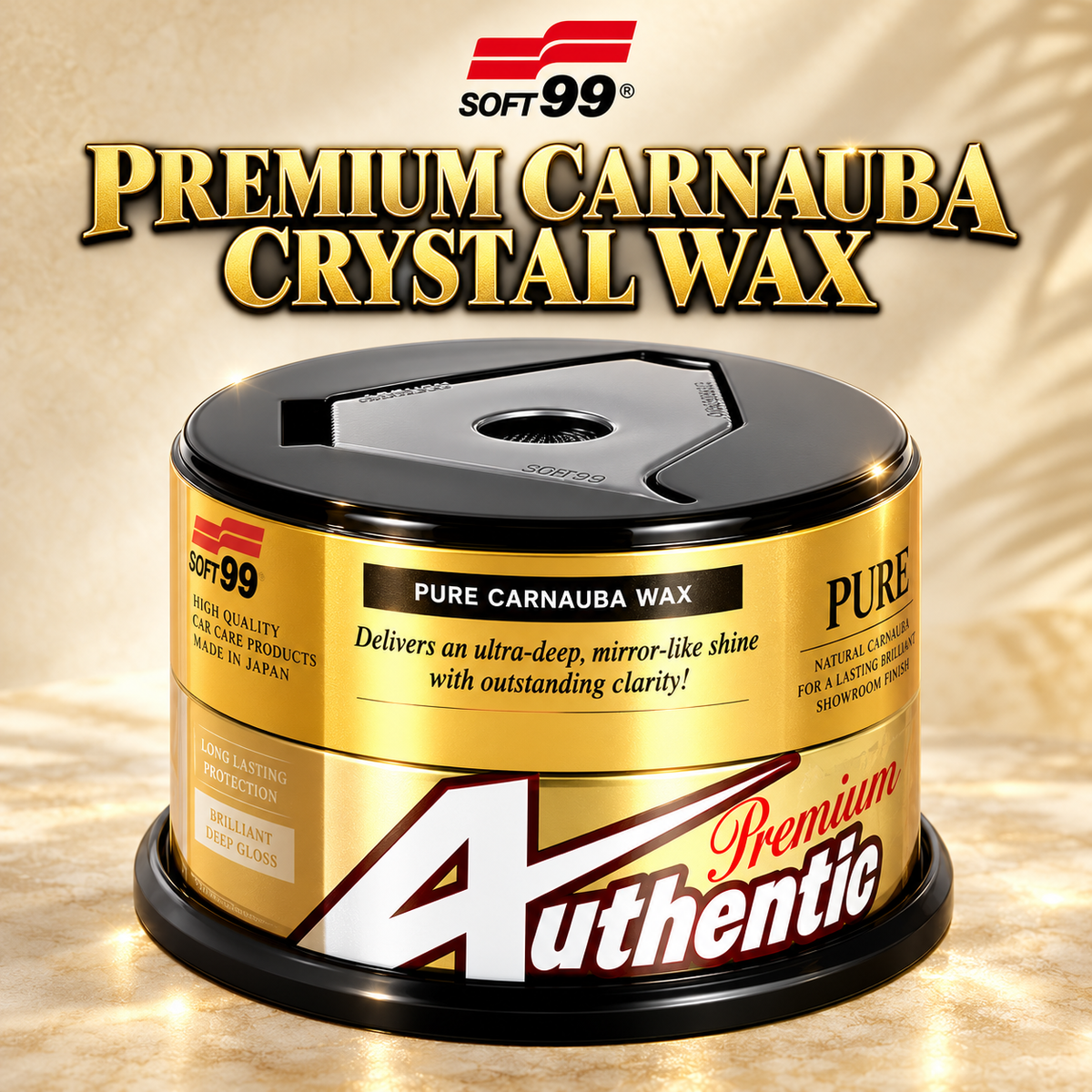 Authentic Premium Carnauba Car Wax – 200g