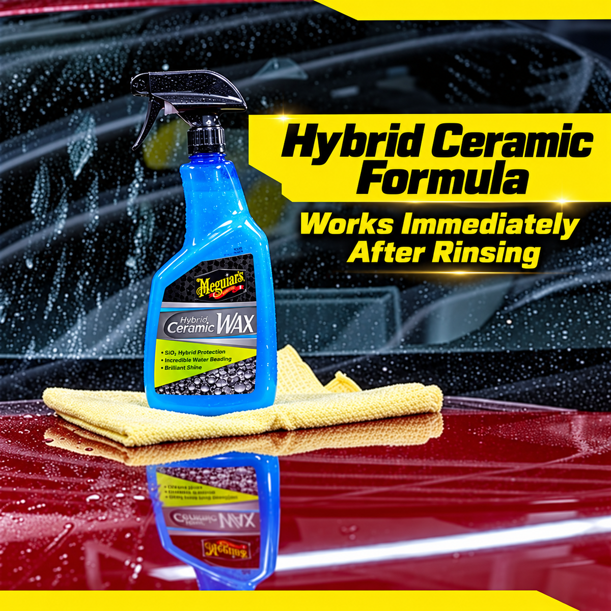 Meguiar's Hybrid Ceramic Wax Spray – 768ml SiO₂ Protection